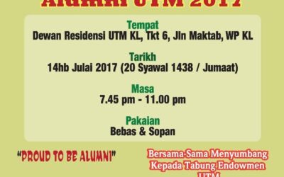 Majlis Sambutan Hari Raya Aidilfitri Alumni UTM 2017