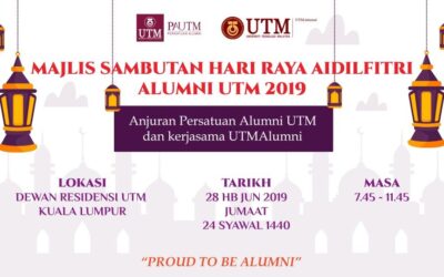 Majlis Sambutan Hari Aidil Fitri Alumni UTM 2019 di Dewan Residensi UTM KL