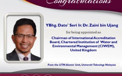 Tahniah YBhg. Dato’ Seri Ir. Dr. Zaini bin Ujang