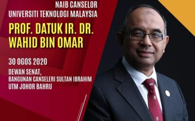 Majlis Serah Tugas Naib Canselor UTM, Prof. Datuk Ir. Dr. Wahid bin Omar