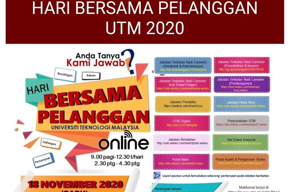 Customer Day UTM 2020